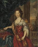 unknow artist, Marie Therese de Bourbon dressed in a red and gold gown